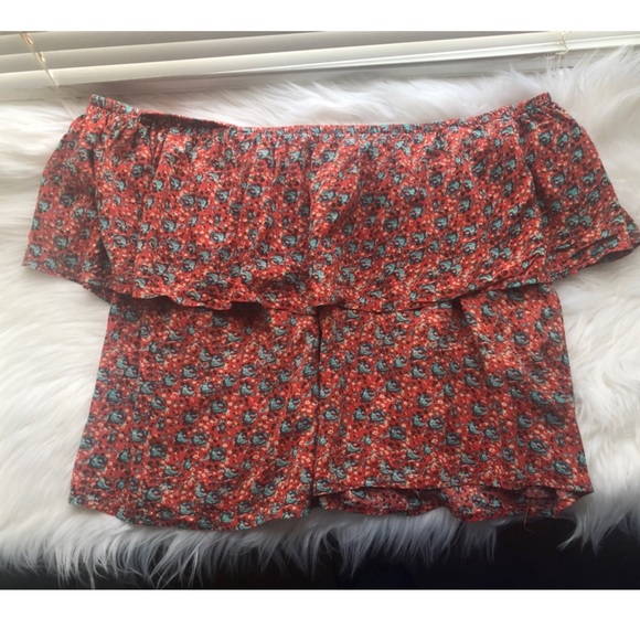 Minkpink off the shoulder Top Sz M - Picture 3 of 3